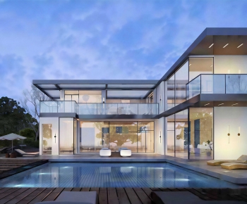 Modern Villa Appearance-ID:309701925