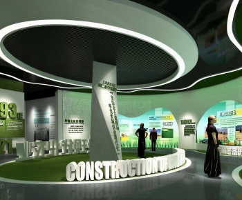 Modern Exhibition Hall-ID:173396117