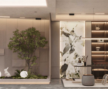 New Chinese Style A Living Room-ID:171165943