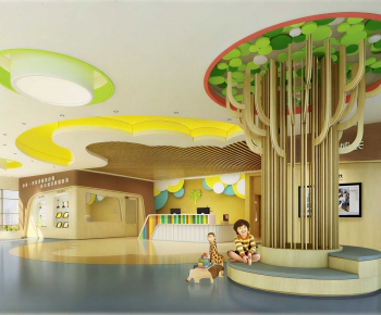 Modern Kindergarten Hall-ID:888593917