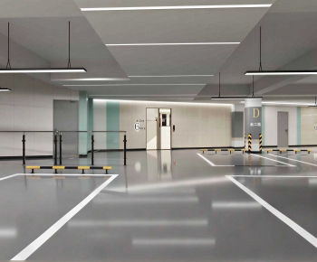Modern Underground Parking Lot-ID:141134023