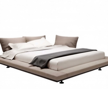 Modern Double Bed-ID:723810917