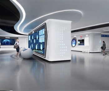 Modern Exhibition Hall-ID:865022908
