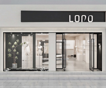 Modern Facade Element-ID:508019936