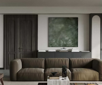 Modern Three-seat Sofa-ID:526649008