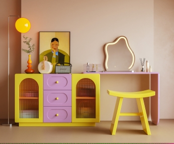 现代中古多巴胺梳妆台-3279269