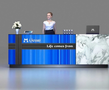 Modern Reception Desk-ID:226080898