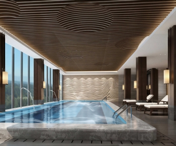 Modern Swimming Pool-ID:761404049