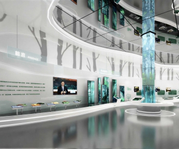 Modern Exhibition Hall-ID:259686953
