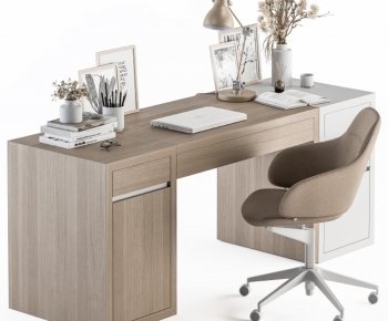 Modern Computer Desk And Chair-ID:756779913
