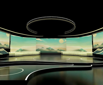 Modern Exhibition Hall-ID:494240056