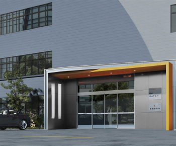 Modern Building Appearance-ID:508137947