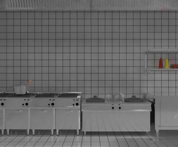 Modern Central Kitchen-ID:833647012