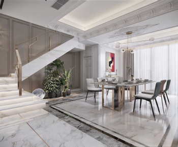 New Chinese Style Dining Room-ID:210080131