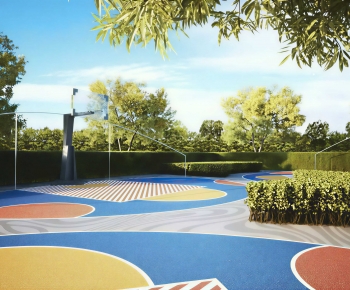 Modern Park Landscape-ID:424545051