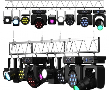 Modern Stage Lights-ID:691549064