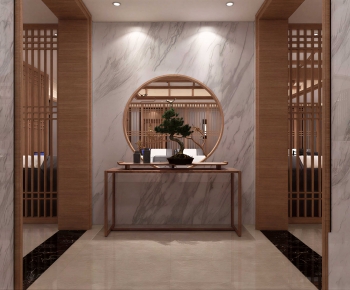 New Chinese Style Hallway-ID:176454071