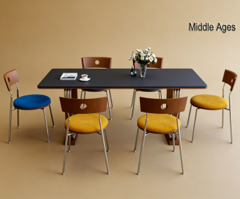 Modern Dining Table And Chairs-ID:590450058