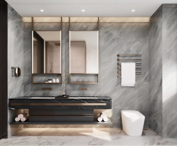 New Chinese Style Bathroom Cabinet-ID:391525989