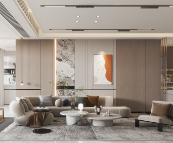 Modern A Living Room-ID:215898046