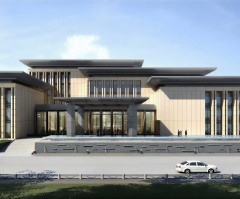 Modern Building Appearance-ID:748303891