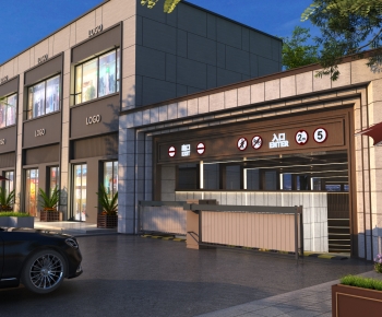 Modern Building Appearance-ID:922677049