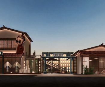 Modern Facade Element-ID:105810212