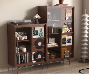 Modern Wabi-sabi Style Decorative Cabinet-ID:311801913