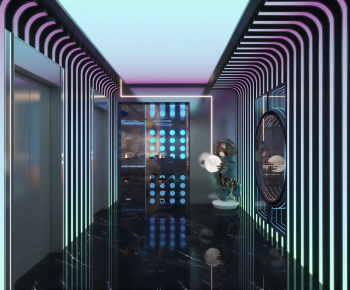 Modern Corridor/elevator Hall-ID:226881033