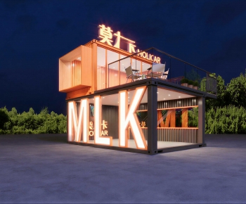 Modern Building Appearance-ID:386749986