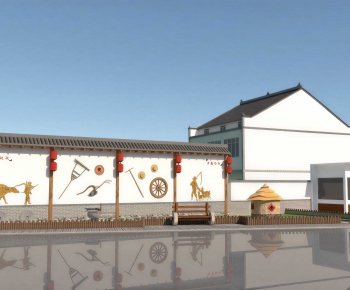 New Chinese Style Residential Building-ID:566977987