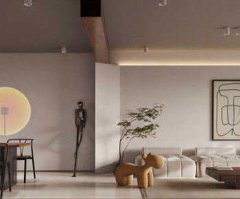 Modern A Living Room-ID:626324897