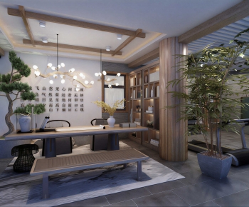 New Chinese Style Study Space-ID:960963966
