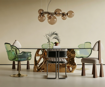 Modern Dining Table And Chairs-ID:371180068