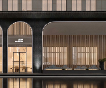 Modern Facade Element-ID:800415996