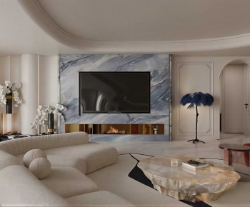 Modern A Living Room-ID:189225918