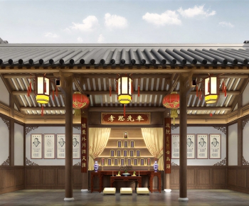 New Chinese Style Facade Element-ID:602660214
