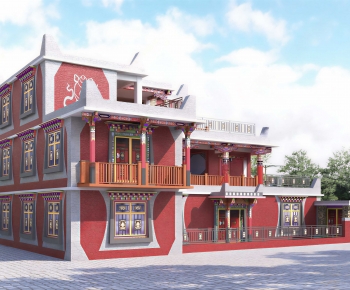 Modern Building Appearance-ID:378299956