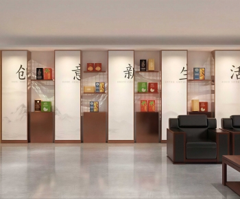 New Chinese Style Exhibition Hall-ID:509424925