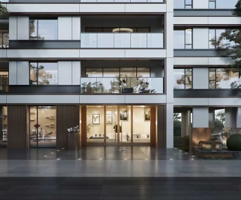 Modern Residential Building-ID:438786984