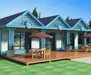 New Chinese Style Public Building-ID:199486027
