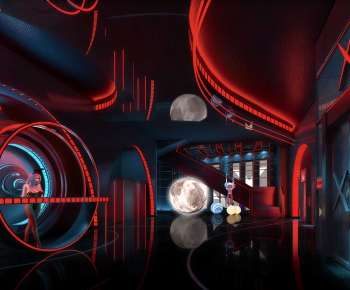 Modern Exhibition Hall-ID:451746944