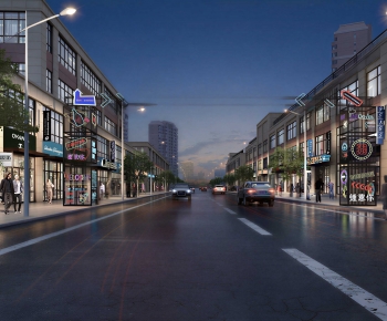 Modern Commercial Street-ID:102475883