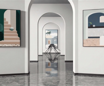 Modern Exhibition Hall-ID:900969039
