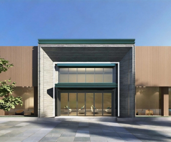 Modern Facade Element-ID:646315101