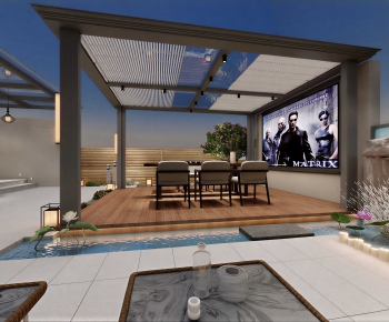 New Chinese Style Courtyard/landscape-ID:900085935