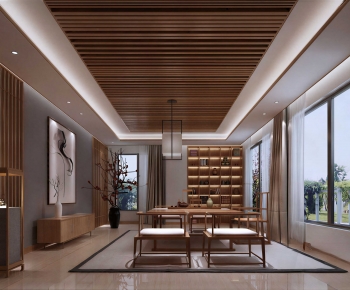 New Chinese Style Tea House-ID:103890949