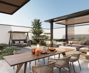 Modern Dining Table And Chairs-ID:441632033