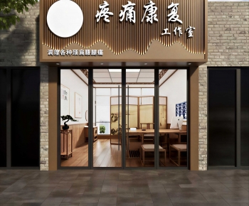 Modern Facade Element-ID:764668942