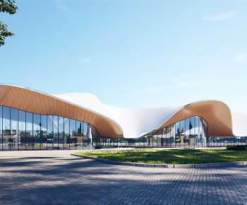 Modern Architecture Of Artistic Style-ID:536314966